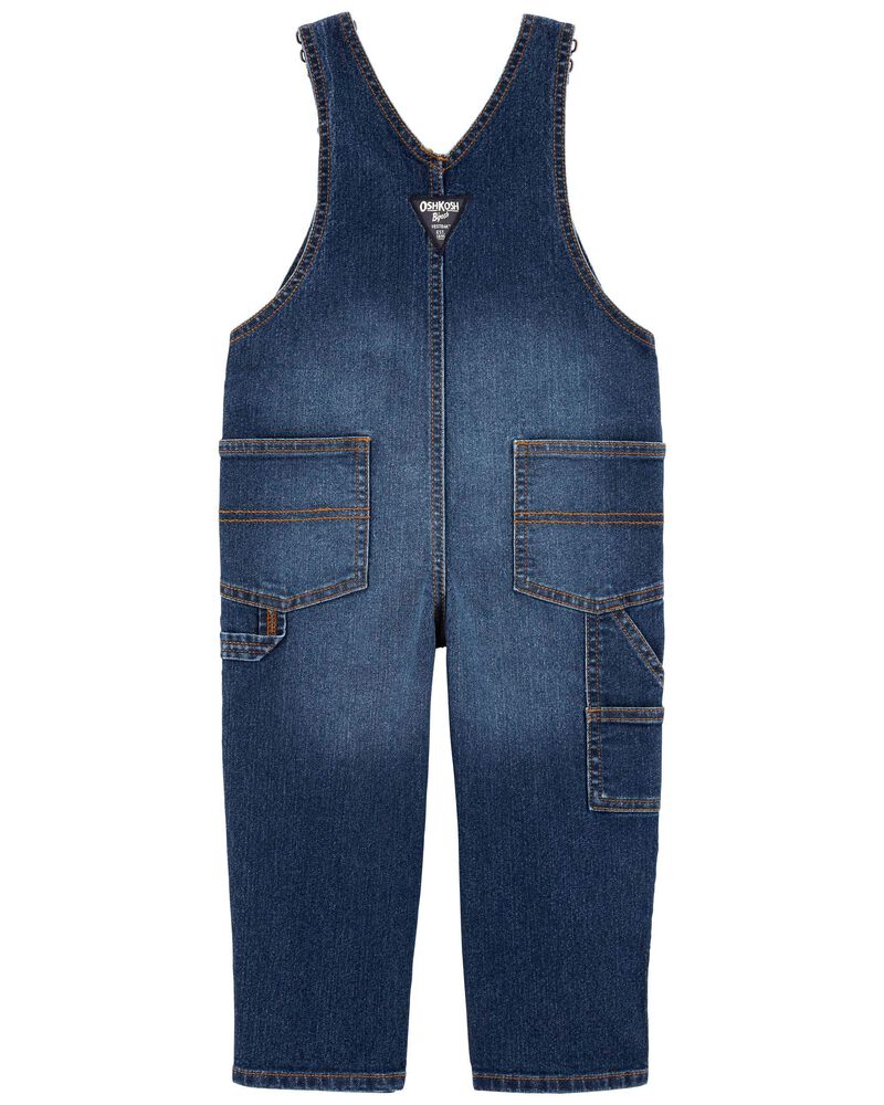 Toddler Stretch Denim Overalls, image 2 of 5 slides