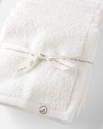 6-Pack Organic Cotton Washcloths, 