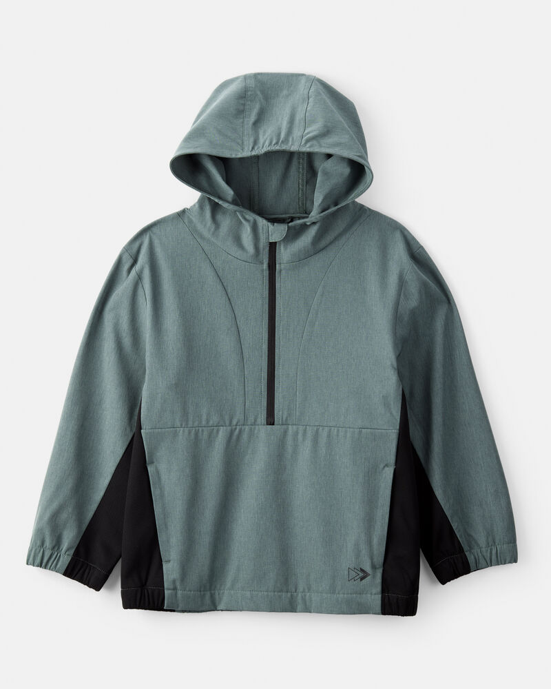 Boys Active Windbreaker - Green, image 1 of 3 slides