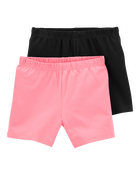 Kid 2-Pack Bike Shorts, image 1 of 5 slides