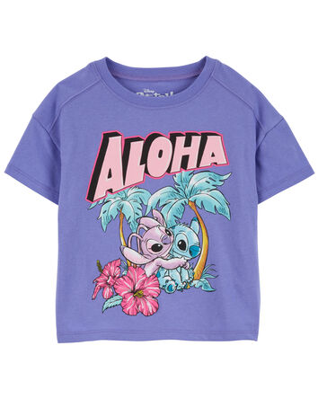 Kid Stitch Aloha Boxy Fit Graphic Tee, 