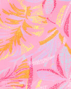 Toddler Palm Print 1-Piece Cut-Out Swimsuit, image 3 of 4 slides