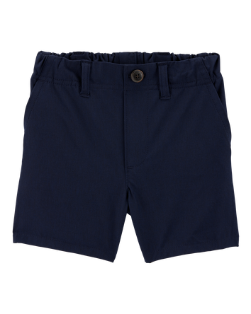 Toddler 3-Pack Active Pull-On Uniform Shorts - Navy, 