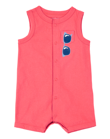 Baby Sunglasses Snap-Up Romper, 