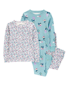 Toddler 4-Piece Fairy 100% Snug Fit Cotton Pajamas, image 1 of 4 slides