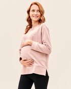 Adult Women's Maternity Mama Love Pullover, image 1 of 5 slides