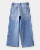 Kid Baggy Butterfly Embroidered Jeans - Breeze Wash, image 2 of 5 slides