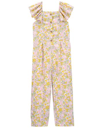 Kid Floral Jumpsuit Made With LENZING™ ECOVERO™ , 