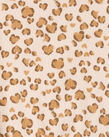 Baby 2-Piece Leopard Print Short Set - Brown, 