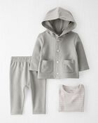Baby Organic Cotton 3-Piece Playwear Set, image 1 of 6 slides