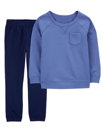 Kid 2-Piece Fleece Pullover & Pants Set, 