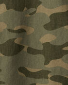 Boys Camo Cotton Long-Sleeve Fashion Jacket - Green, image 2 of 3 slides