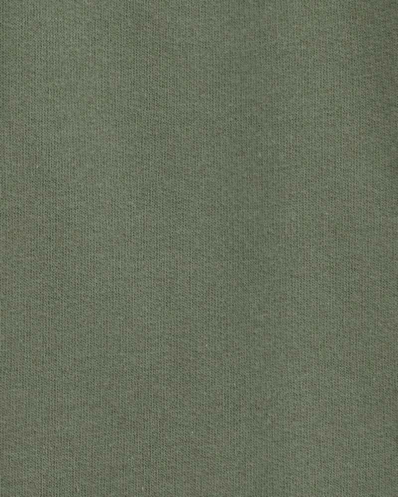 Toddler Pull-On Drawstring Joggers - Green, image 5 of 6 slides