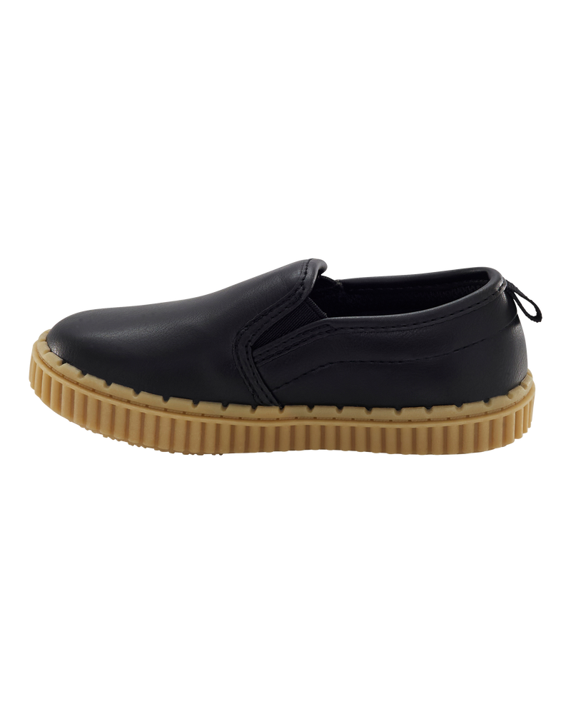 Toddler Casual Slip-On Shoe - Black, image 6 of 7 slides