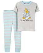 Toddler Disney Winnie The Pooh 100% Snug Fit Cotton Pajamas, image 1 of 3 slides