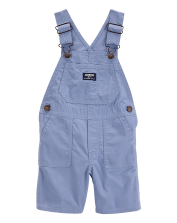 Toddler Knit Shortalls - Blue, 