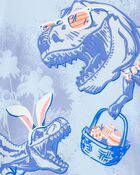 Toddler Easter Bunny Dinosaur Jersey Tee, image 2 of 3 slides