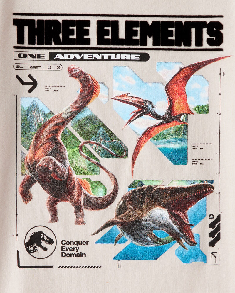 Kid Jurassic Park™ Short-Sleeve Graphic Tee - Brown, image 3 of 3 slides