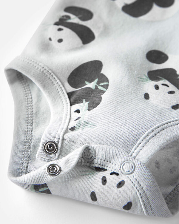 Baby 3-Pack Organic Cotton Rib Bodysuits
