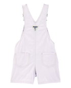Toddler Girl Floral Striped Shortalls - Purple, image 2 of 4 slides