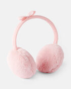 Girls Bow Earmuffs - Pink, image 1 of 2 slides
