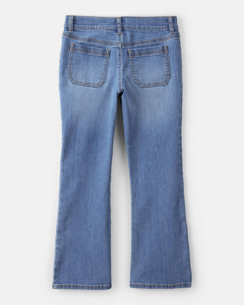 Girls Denim Bootcut Jeans - Blue, image 2 of 4 slides