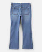 Girls Denim Bootcut Jeans - Blue, image 2 of 4 slides