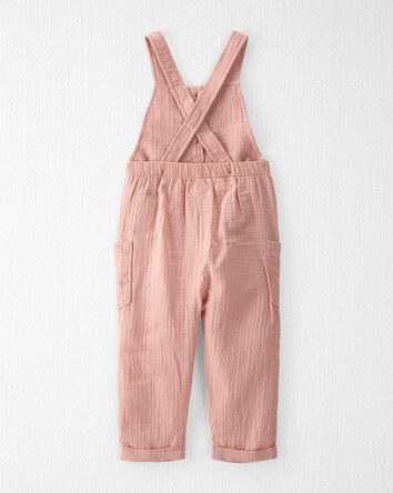 Toddler Organic Cotton Gauze Overalls, 