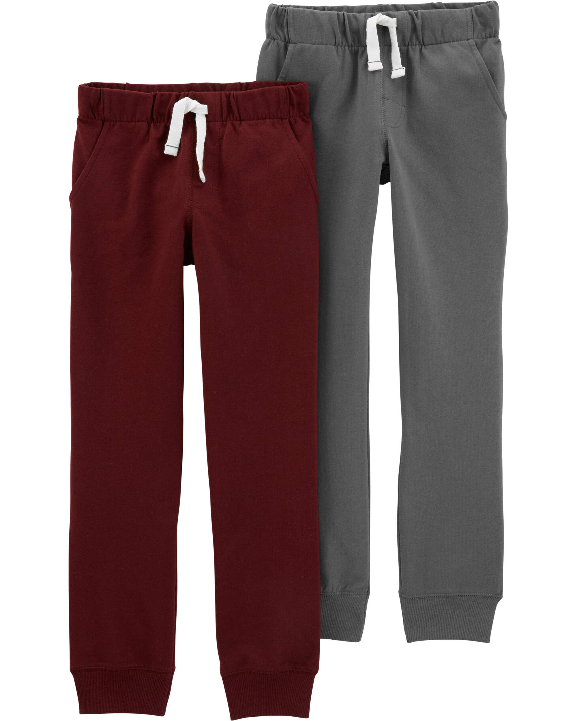Boys Active French Terry Jogger Pants 3-Pack