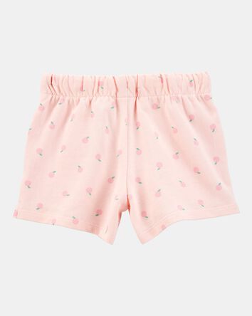 Baby Pull-On French Terry Shorts - Pink, 