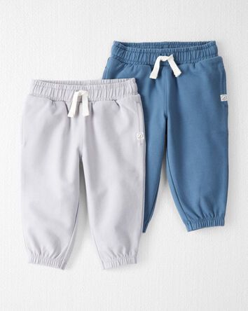 Baby 2-Pack Organic Cotton French Terry Sweatpants, 