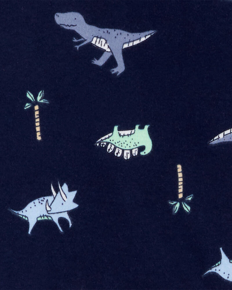 Baby 7-Piece Dinosaur  Short-Sleeve Bodysuits & Pull-On Pants Set, image 4 of 10 slides