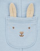 Baby 2-Piece Tee & Bunny Shortall Set, image 5 of 6 slides