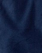 Baby Organic Cotton Cozy-Lined Corduroy Overalls in Navy, image 4 of 5 slides