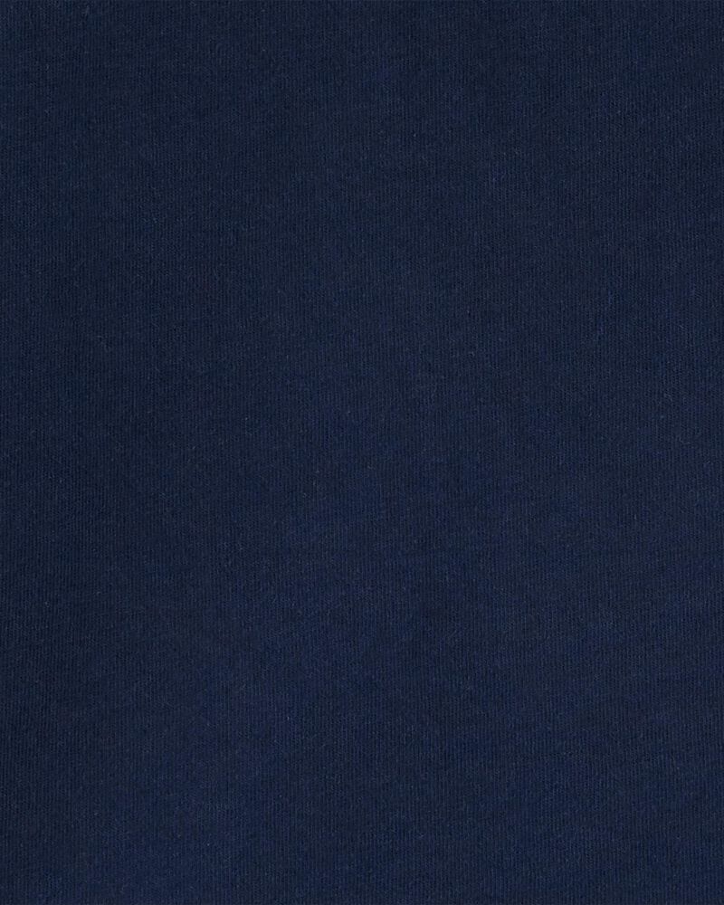 Toddler Navy Cotton Tee, image 2 of 4 slides
