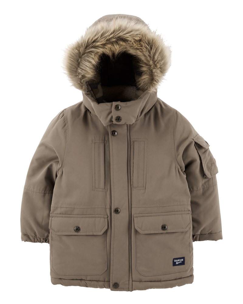 Tan fur lined jacket shop