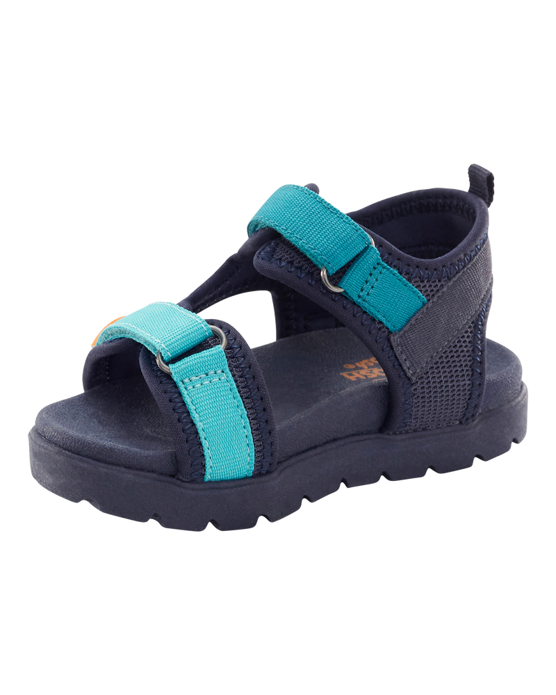 Toddler Boy Athletic Sandals - Navy/Blue, image 7 of 7 slides