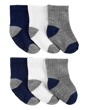 Toddler 6-Pack Ankle Socks, 