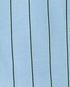 Kid Striped Loose Fit 2-Piece Pajamas - Blue, image 2 of 3 slides