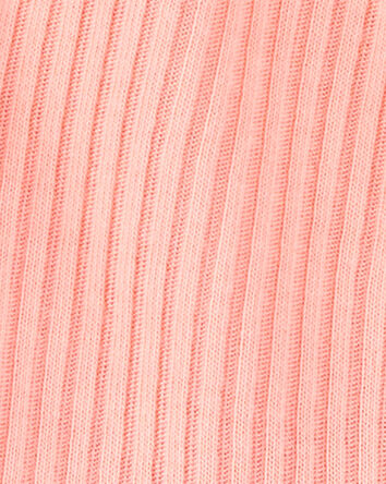 Toddler Girl Solid Loose Fit 2-Piece Pajamas - Coral, 