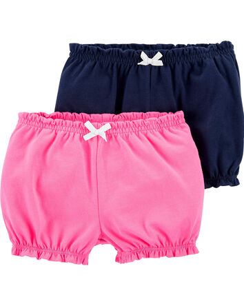 Baby 2-Pack Cotton Shorts, 