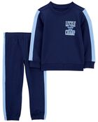 Baby 2-Piece Little Champ Pullover & Sweatpants, image 1 of 3 slides