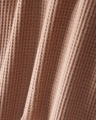 Baby Solid PurelySoft Long-Sleeve 2-Way Zip Sleep & Play Pajamas - Brown, image 5 of 8 slides