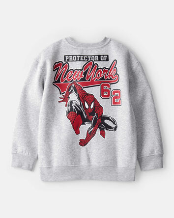 Boys ©Marvel Spider-Man Pullover Sweatshirt - Grey, 