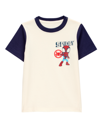 Toddler Marvel™ Spider-Man Short-Sleeve Graphic Tee - Cream, 