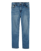Kid Medium Blue Wash Straight-Leg Jeans, image 1 of 4 slides