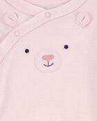Baby Bear Snap-Up Cotton Sleep & Play Pajamas, image 2 of 3 slides