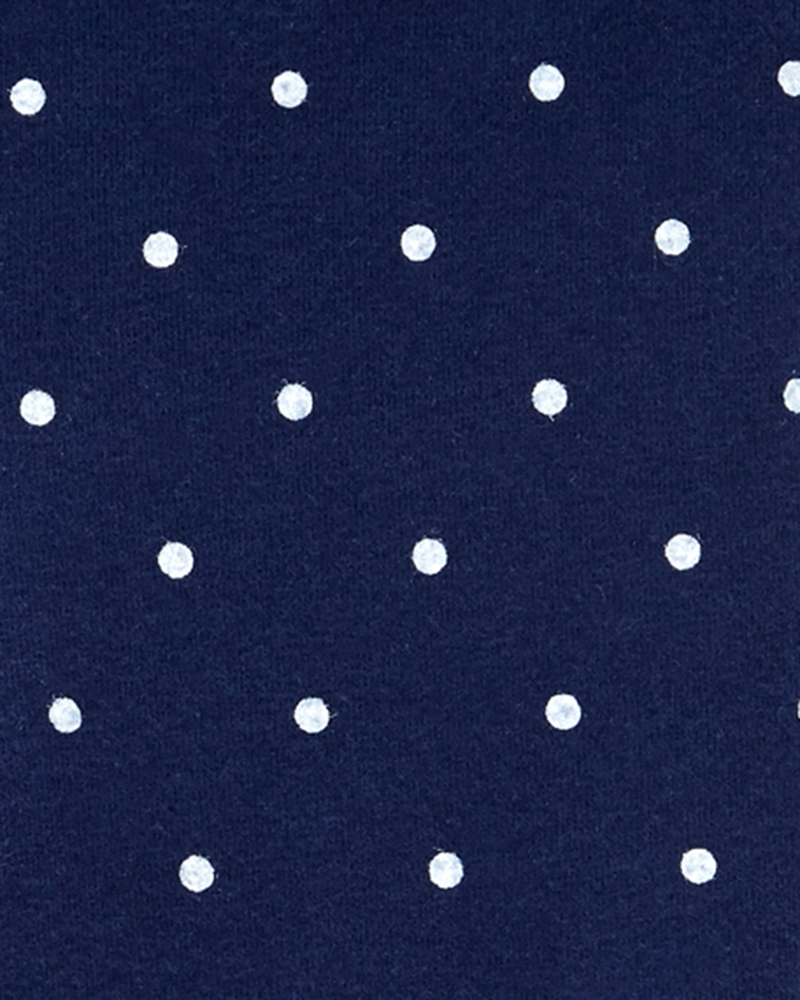 Toddler Cotton Polka Dot Stretch Leggings, image 2 of 4 slides