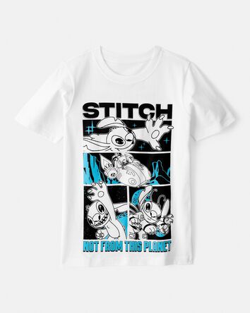 Kid Disney© Lilo & Stitch Short-Sleeve Graphic Tee - White, 