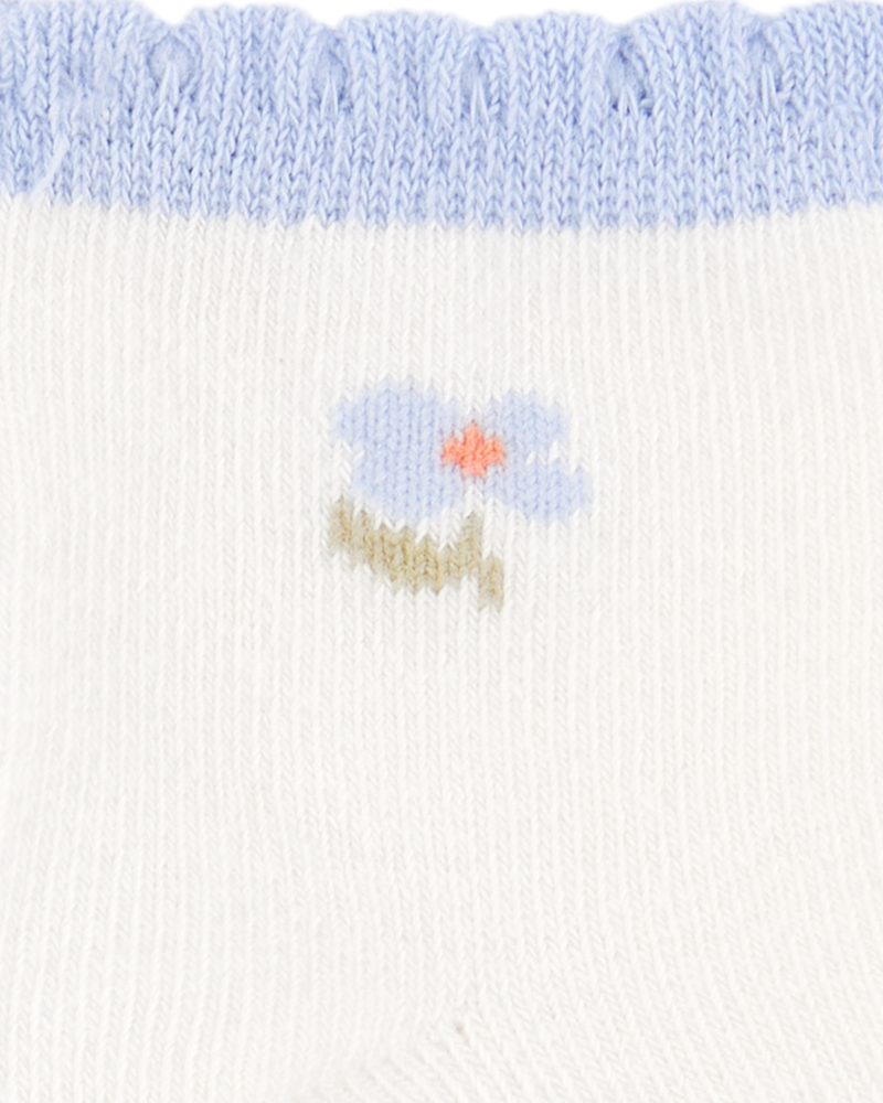 Baby Girl 6-Pack Floral Ruffle Booties, image 5 of 8 slides